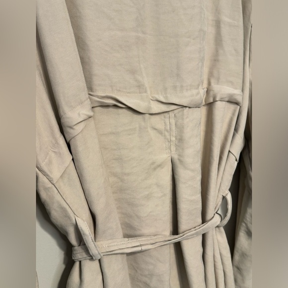 Ophelia Roe Tan Tie Wrap Trouser Jacket Size 2X - Picture 13 of 15